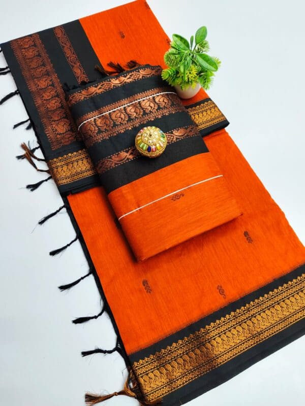 Premium Kalyani Cotton Saree | Lata Gadwal Paithani Saree
