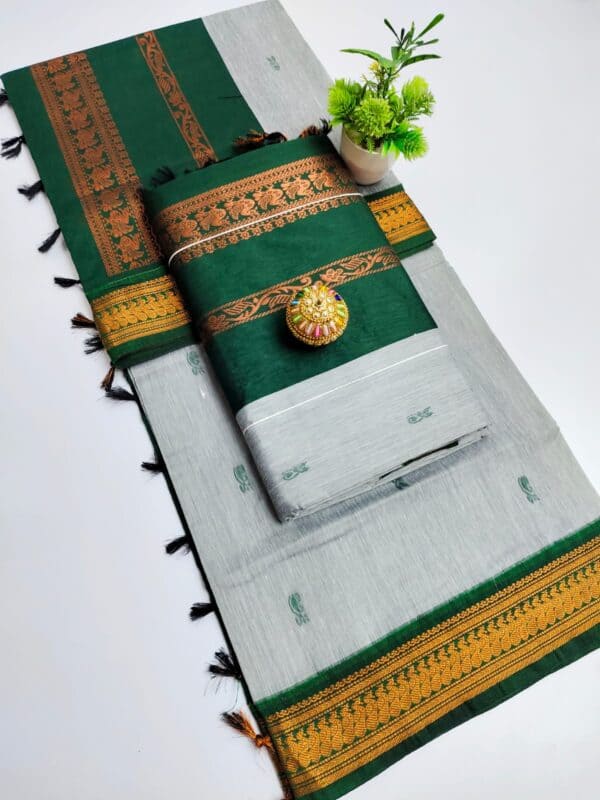 Premium Kalyani Cotton Saree | Lata Gadwal Paithani Saree