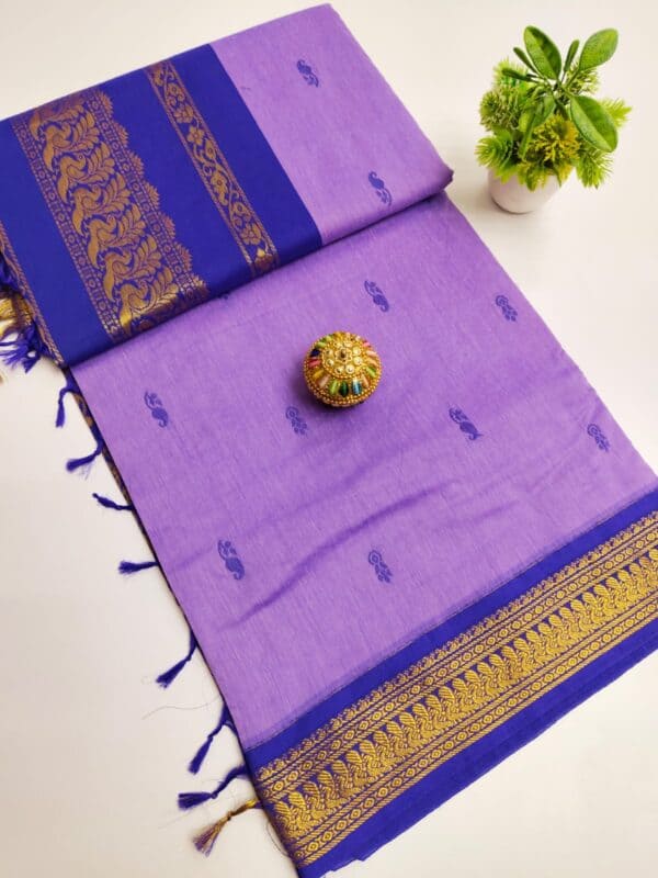 Premium Kalyani Cotton Saree | Lata Gadwal Paithani Saree