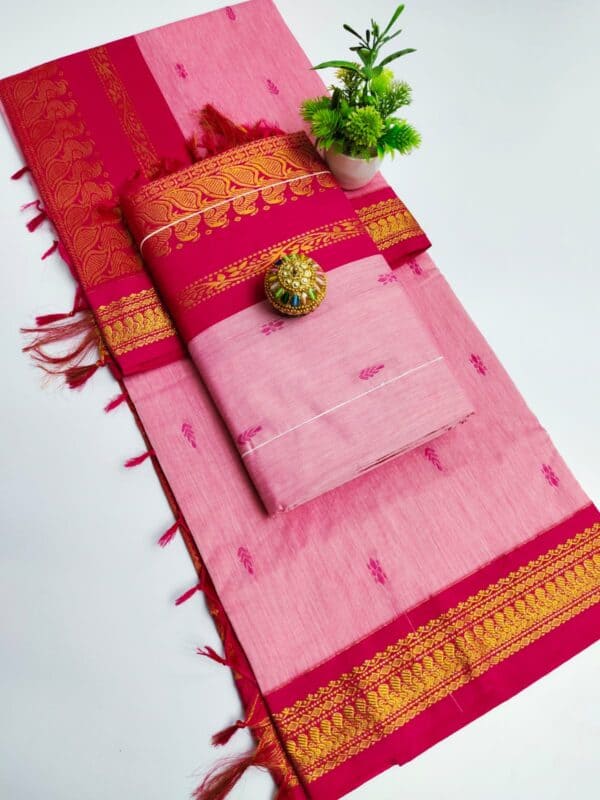 Premium Kalyani Cotton Saree | Lata Gadwal Paithani Saree