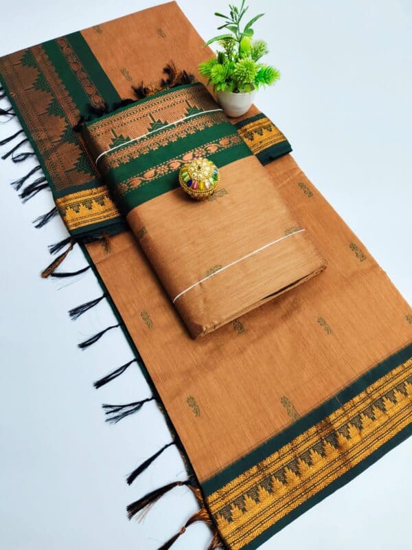 Premium Kalyani Cotton Saree | Lata Gadwal Paithani Saree
