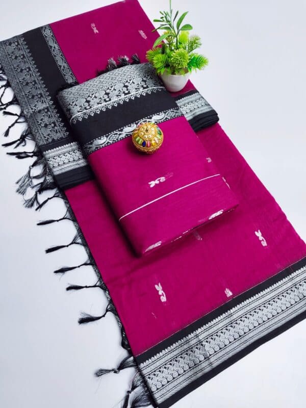 Premium Kalyani Cotton Saree | Lata Gadwal Paithani Saree