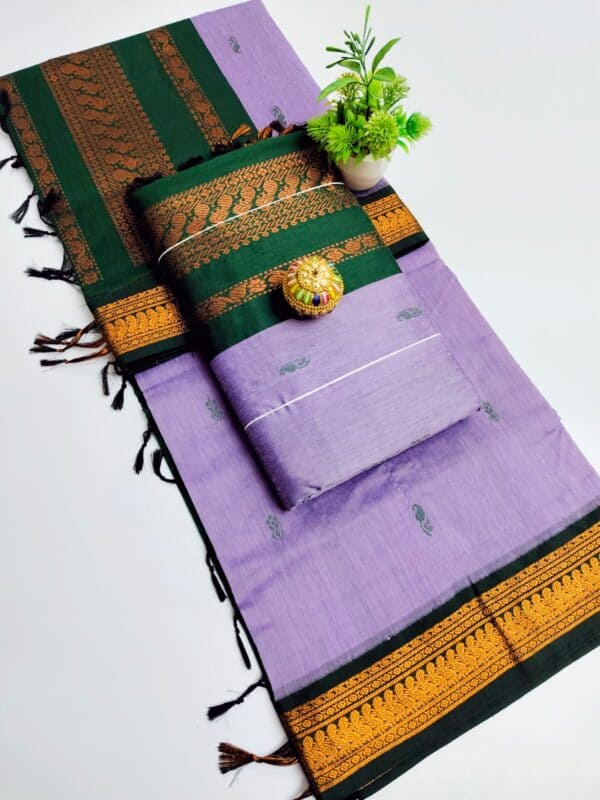 Premium Kalyani Cotton Saree | Lata Gadwal Paithani Saree