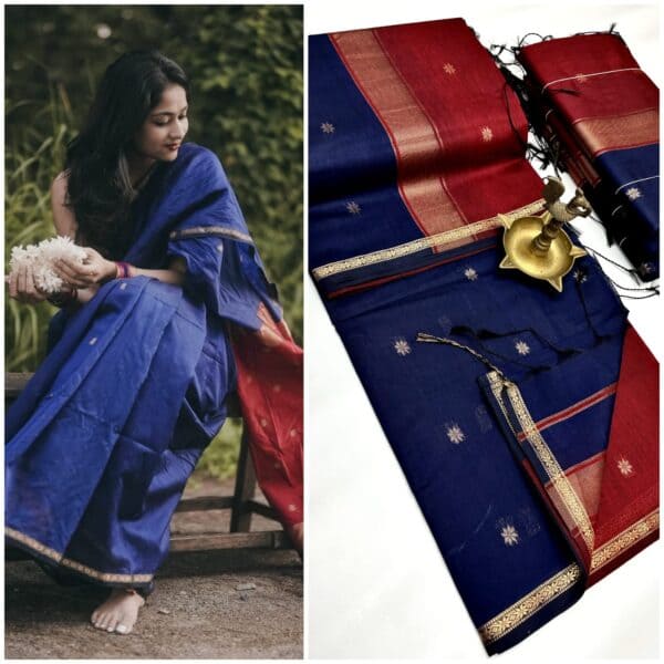 Premium Maheswari Silk Cotton Saree | Elegant Traditional Sarees Online | Eswari Textiles
