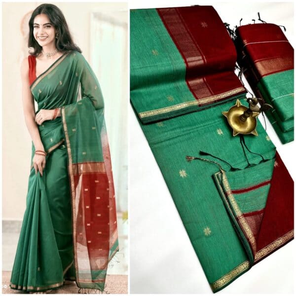 Premium Maheswari Silk Cotton Saree | Elegant Traditional Sarees Online | Eswari Textiles