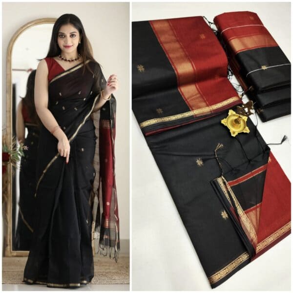 Premium Maheswari Silk Cotton Saree | Elegant Traditional Sarees Online | Eswari Textiles
