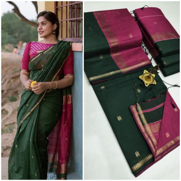 Premium Maheswari Silk Cotton Saree | Elegant Traditional Sarees Online | Eswari Textiles