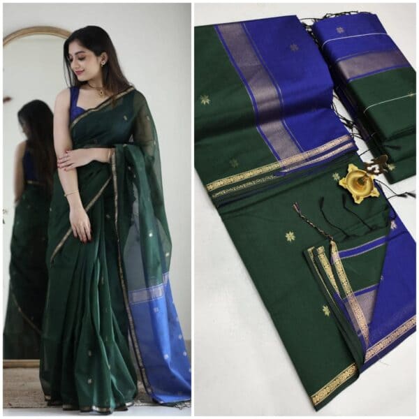 Premium Maheswari Silk Cotton Saree | Elegant Traditional Sarees Online | Eswari Textiles