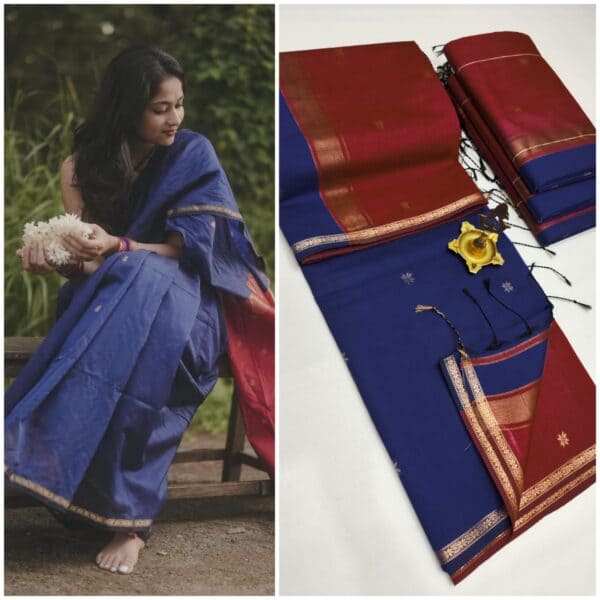 Premium Maheswari Silk Cotton Saree | Elegant Traditional Sarees Online | Eswari Textiles