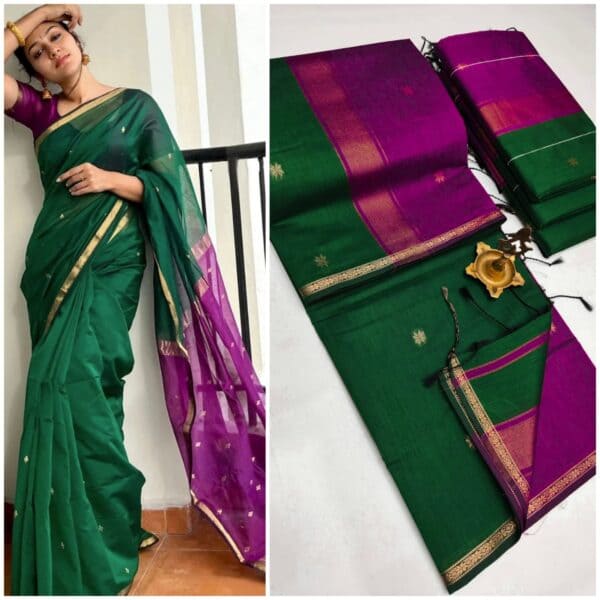 Premium Maheswari Silk Cotton Saree | Elegant Traditional Sarees Online | Eswari Textiles
