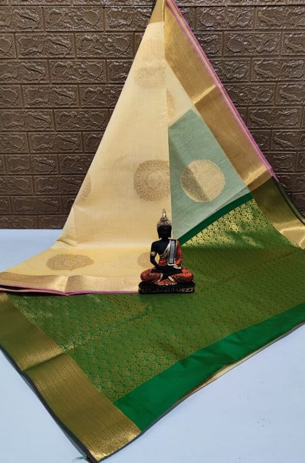 Handloom Mercerized Rich Silk Cotton Sarees | Premium Quality
