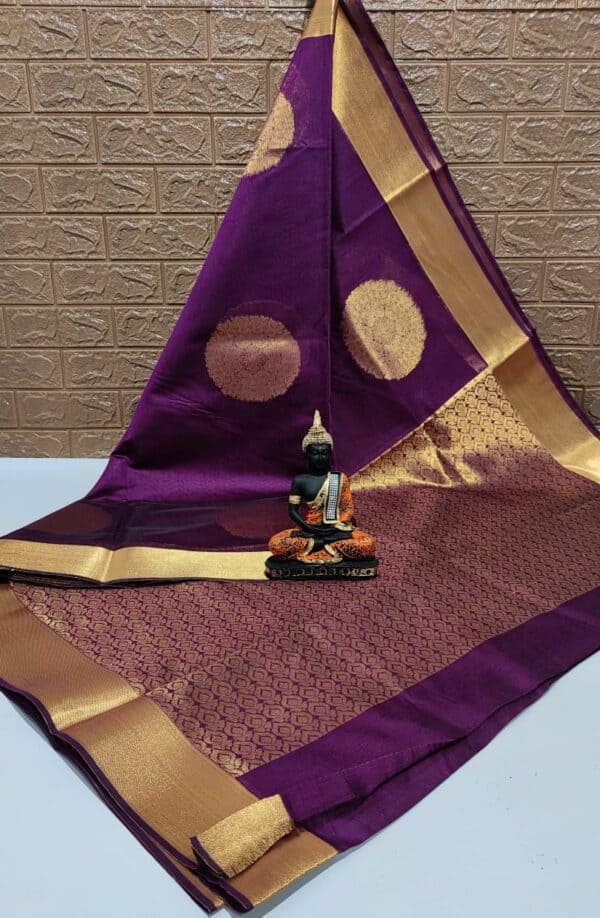 Handloom Mercerized Rich Silk Cotton Sarees | Premium Quality