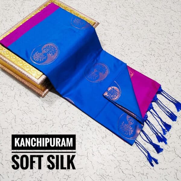 Premium Kanchi Soft Silk Saree | Elegant Traditional Silk Sarees Online | Eswari Textiles