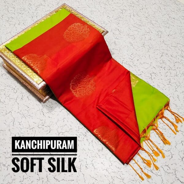 Premium Kanchi Soft Silk Saree | Elegant Traditional Silk Sarees Online | Eswari Textiles