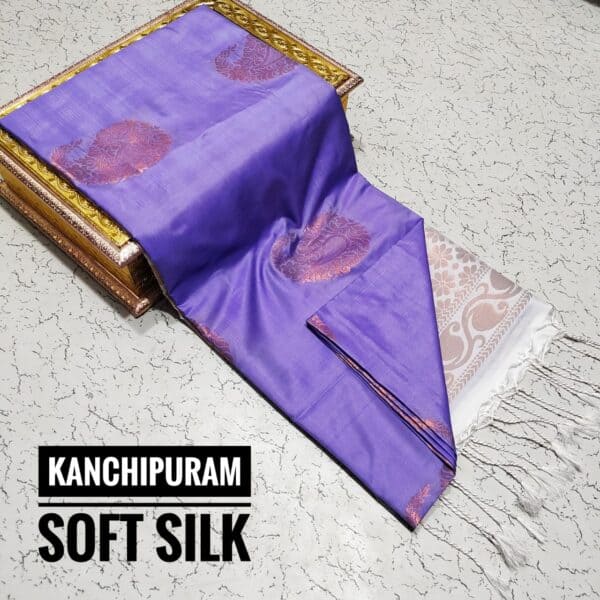 Premium Kanchi Soft Silk Saree | Elegant Traditional Silk Sarees Online | Eswari Textiles