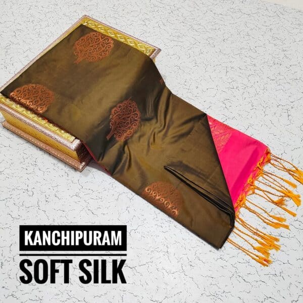 Premium Kanchi Soft Silk Saree | Elegant Traditional Silk Sarees Online | Eswari Textiles