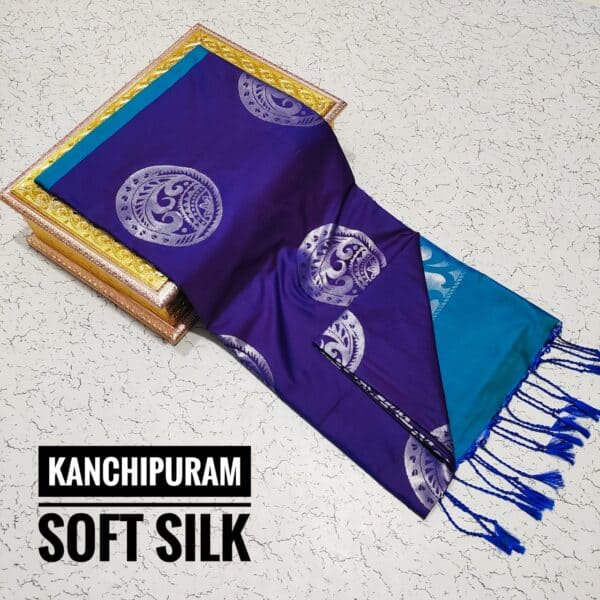 Premium Kanchi Soft Silk Saree | Elegant Traditional Silk Sarees Online | Eswari Textiles