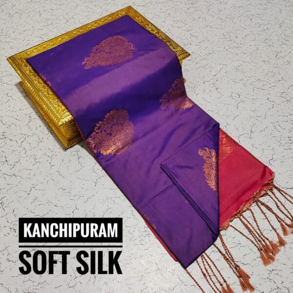 Premium Kanchi Soft Silk Saree | Elegant Traditional Silk Sarees Online | Eswari Textiles