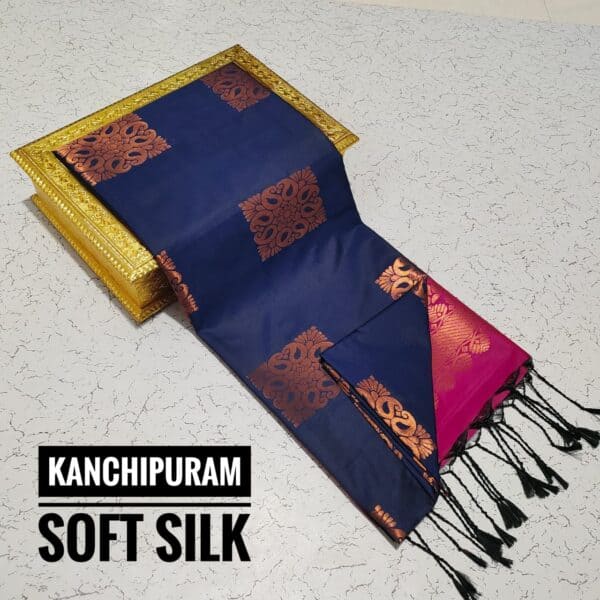 Premium Kanchi Soft Silk Saree | Elegant Traditional Silk Sarees Online | Eswari Textiles