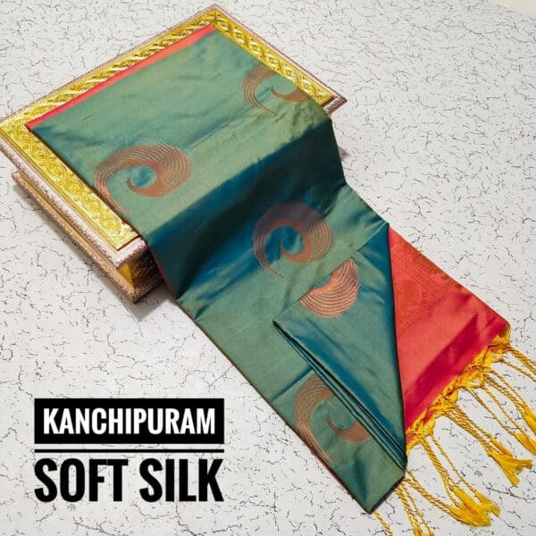 Premium Kanchi Soft Silk Saree | Elegant Traditional Silk Sarees Online | Eswari Textiles