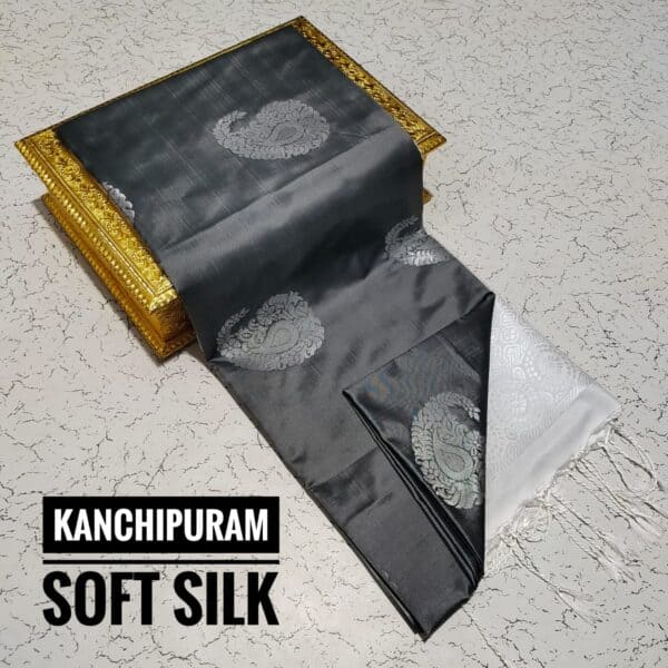 Premium Kanchi Soft Silk Saree | Elegant Traditional Silk Sarees Online | Eswari Textiles