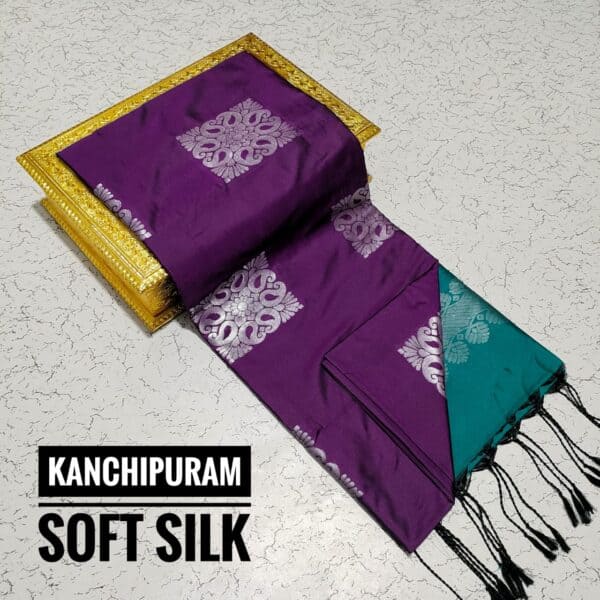 Premium Kanchi Soft Silk Saree | Elegant Traditional Silk Sarees Online | Eswari Textiles