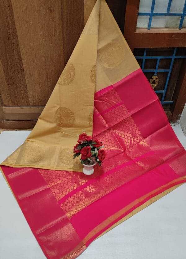 Premium Chanderi Kuppadam Rich Silk Cotton Saree | Elegant Handloom Sarees
