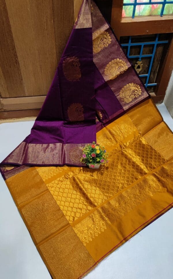 Premium Chanderi Kuppadam Rich Silk Cotton Saree | Elegant Handloom Sarees