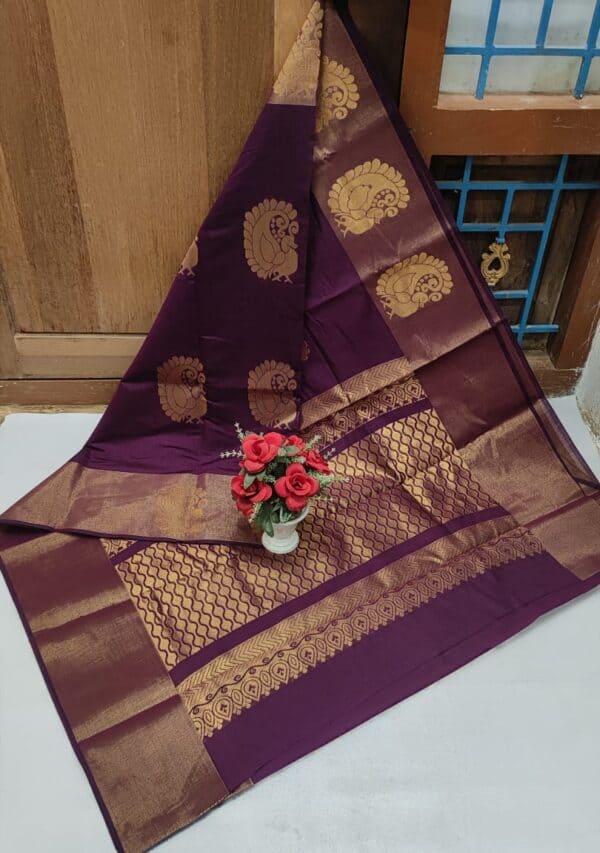 Premium Chanderi Kuppadam Rich Silk Cotton Saree | Elegant Handloom Sarees