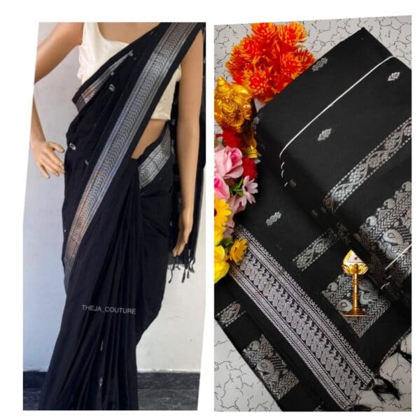Kalyani Cotton Saree – Premium Lata Gadwal Paithani Collection
