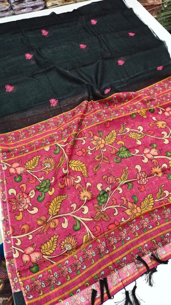 Linen Cotton Sarees | Lightweight & Comfortable Everyday Wear