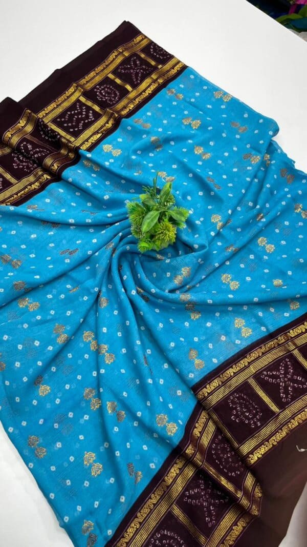 Zigzag Digital Print Saree | Trendy Printed Saree Collection
