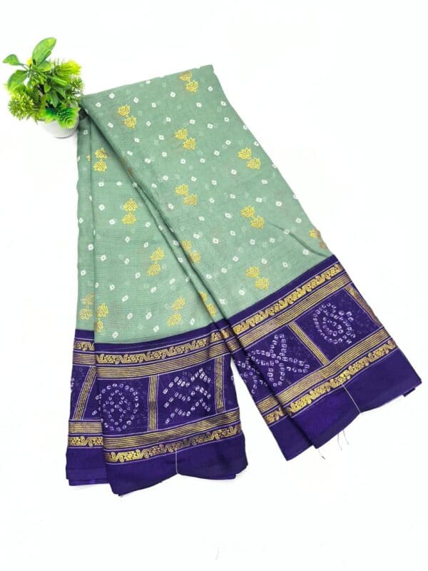 Zigzag Digital Print Saree | Trendy Printed Saree Collection
