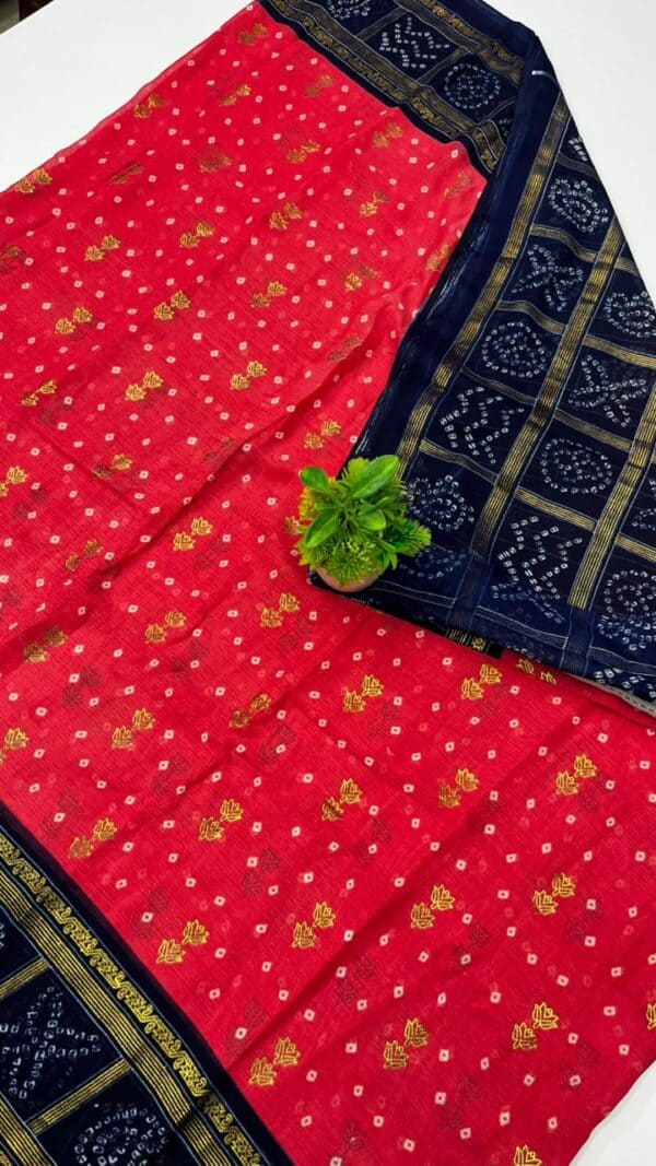 Zigzag Digital Print Saree | Trendy Printed Saree Collection