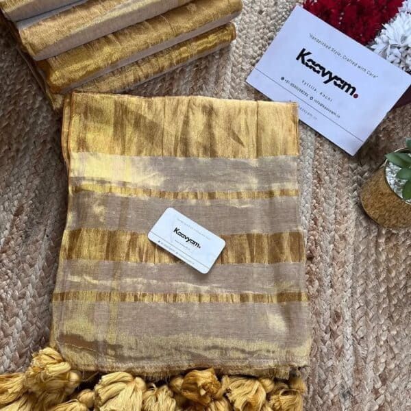 Kerala Tissue Saree | Traditional & Elegant Saree Collection