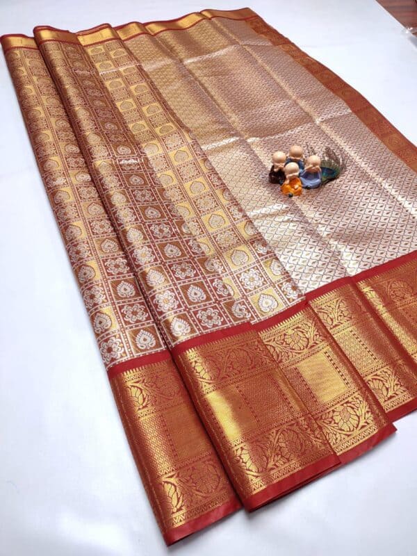 Grand Wedding Tissue Silk Saree | Premium Bridal Silk Sarees Online