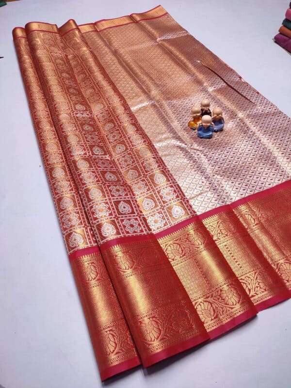 Grand Wedding Tissue Silk Saree | Premium Bridal Silk Sarees Online