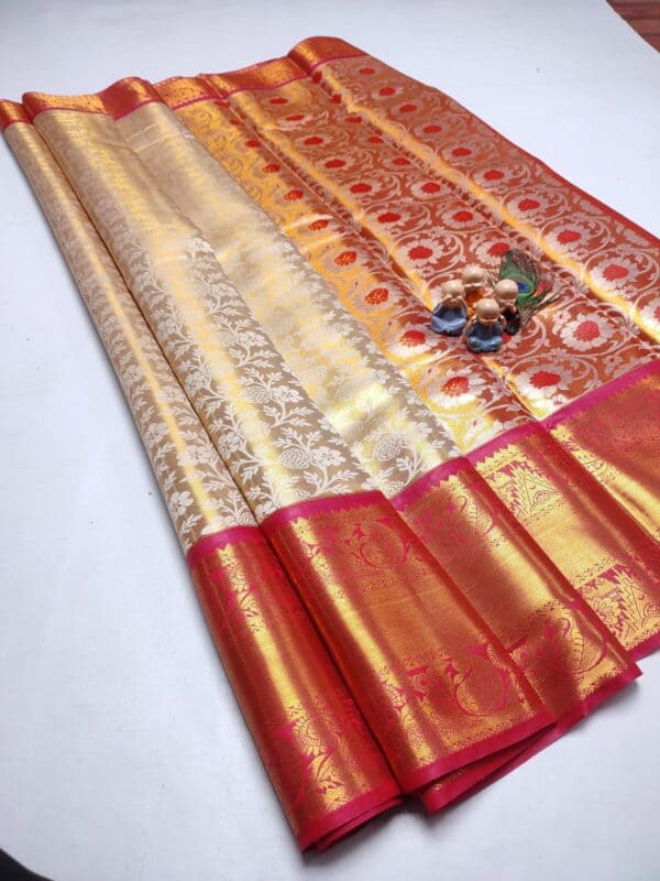 Grand Wedding Tissue Silk Saree | Premium Bridal Silk Sarees Online