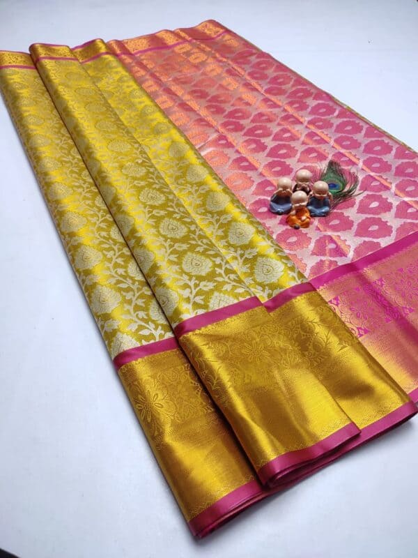 Grand Wedding Tissue Silk Saree | Premium Bridal Silk Sarees Online