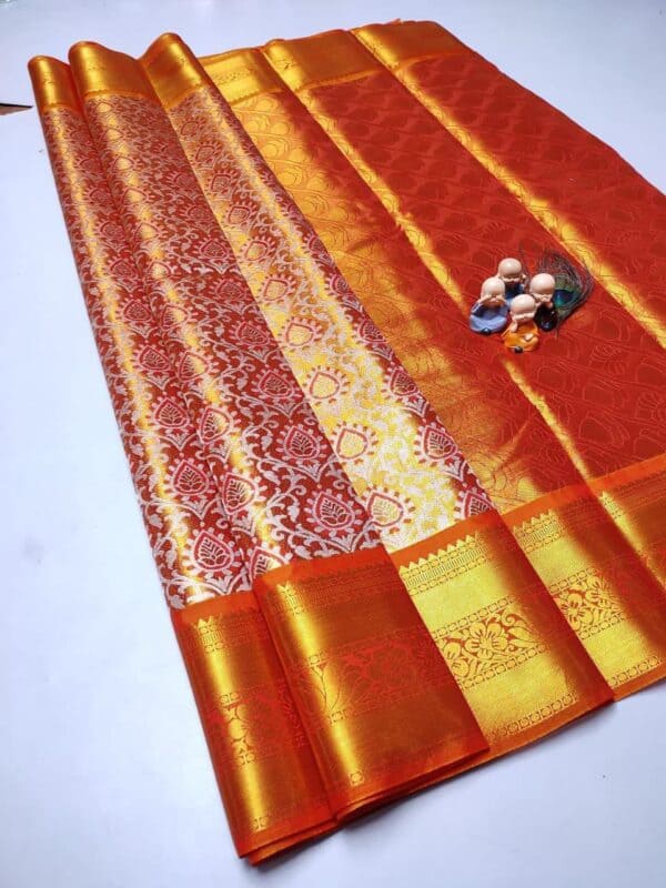 Grand Wedding Tissue Silk Saree | Premium Bridal Silk Sarees Online