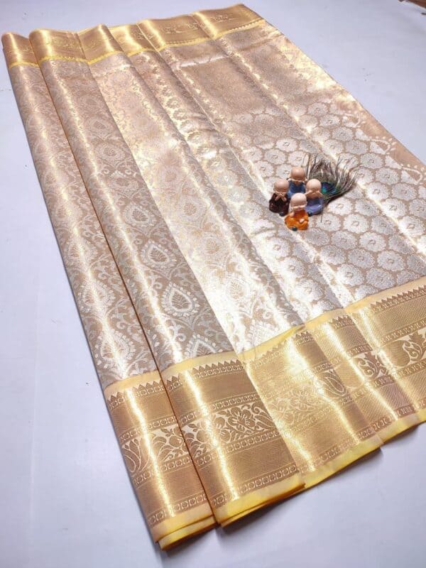 Grand Wedding Tissue Silk Saree | Premium Bridal Silk Sarees Online