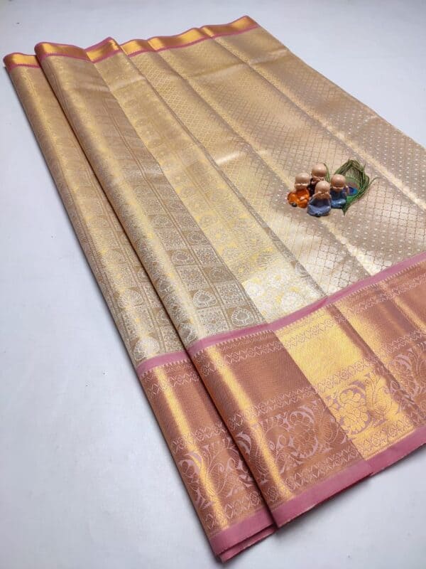 Grand Wedding Tissue Silk Saree | Premium Bridal Silk Sarees Online