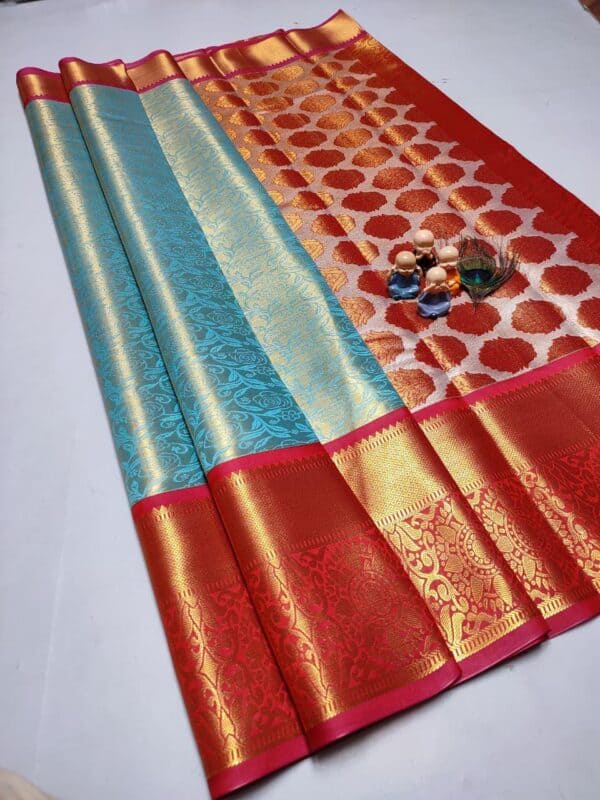 Grand Wedding Tissue Silk Saree | Premium Bridal Silk Sarees Online