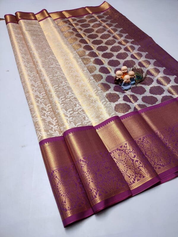 Grand Wedding Tissue Silk Saree | Premium Bridal Silk Sarees Online