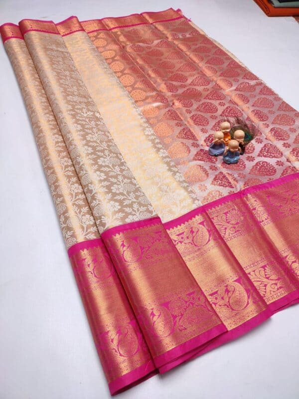 Grand Wedding Tissue Silk Saree | Premium Bridal Silk Sarees Online