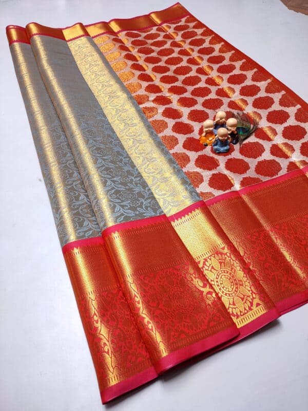 Grand Wedding Tissue Silk Saree | Premium Bridal Silk Sarees Online