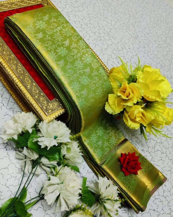 Grand Wedding Tissue Silk Saree | Premium Bridal Silk Sarees Online
