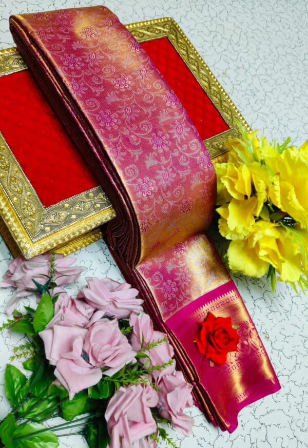 Grand Wedding Tissue Silk Saree | Premium Bridal Silk Sarees Online
