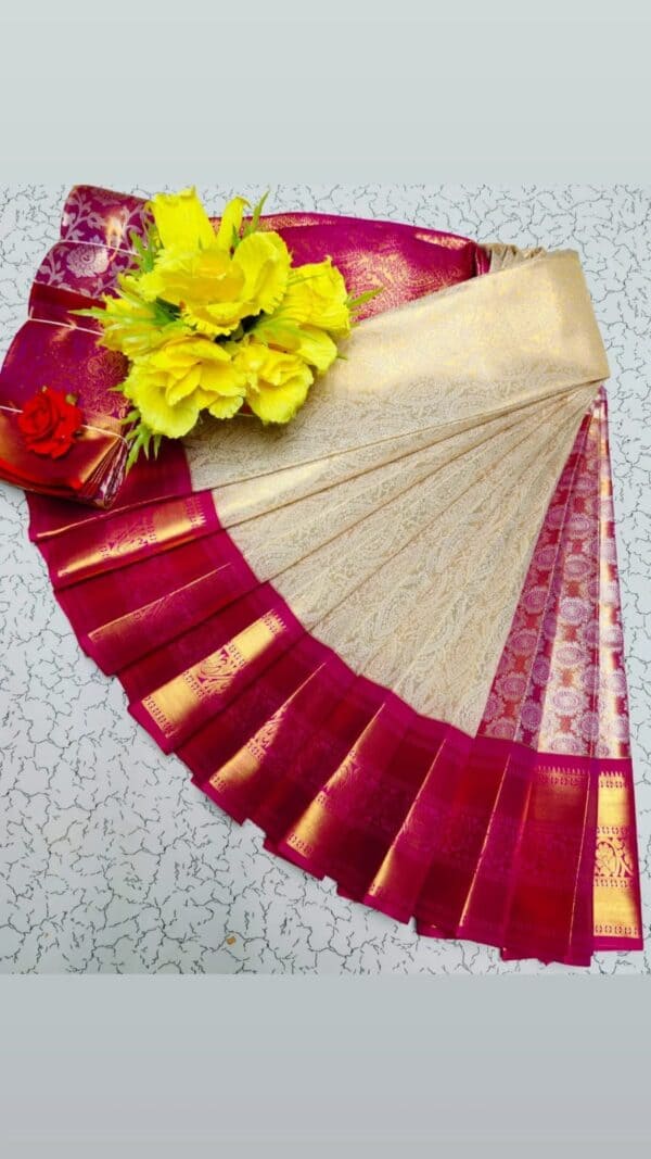 Grand Wedding Tissue Silk Saree | Premium Bridal Silk Sarees Online