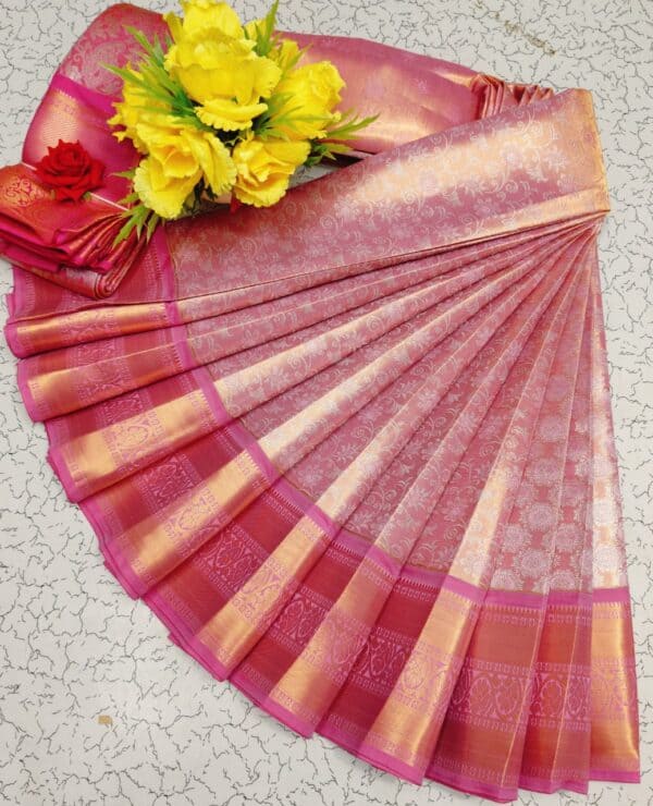 Grand Wedding Tissue Silk Saree | Premium Bridal Silk Sarees Online